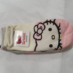 Hello Kitty assorted‎ hello kitty & friends printed no show socks, 5pairs new